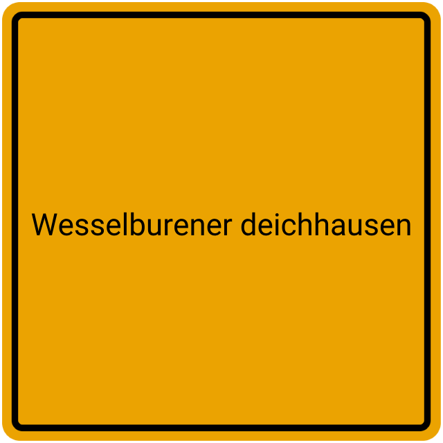 Meldebestätigung Wesselburener Deichhausen